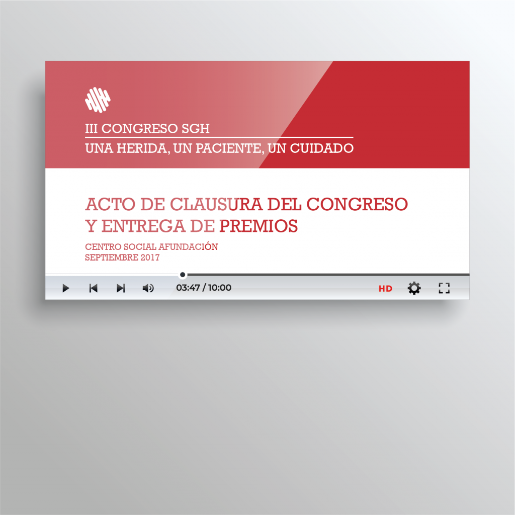 Acto de clausura del congreso y entrega de premios
